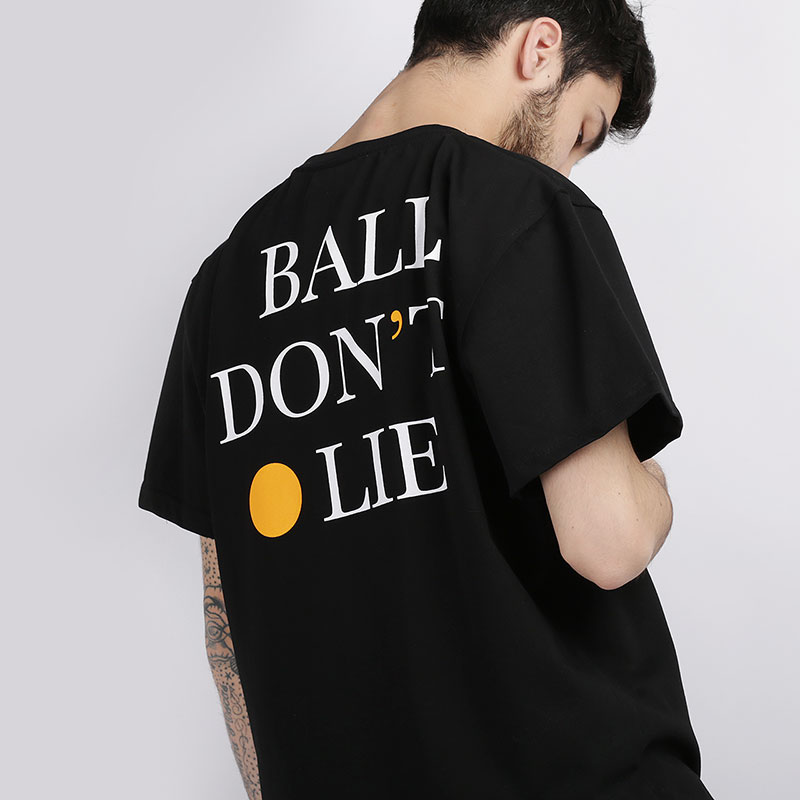 мужская черная футболка Hard Ball Don't Lie Ball Don't Lie-черная - цена, описание, фото 3